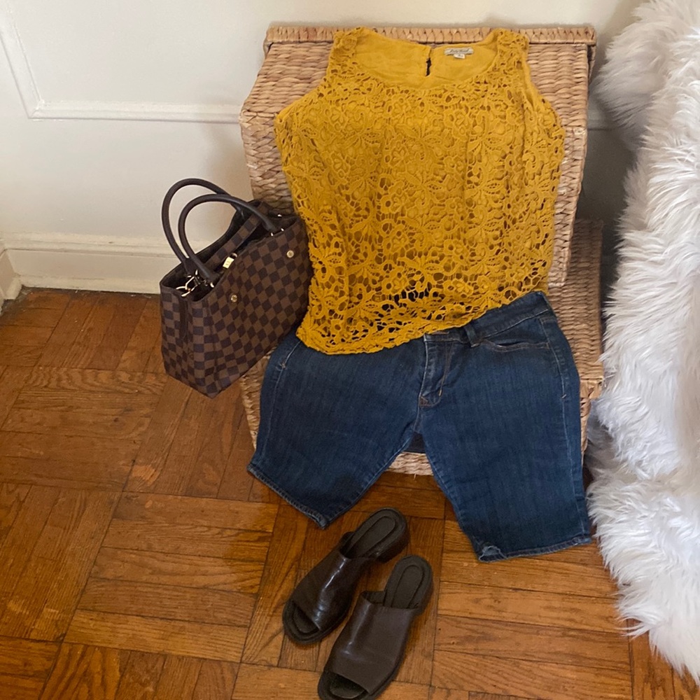 Old Navy denim jean cargo shorts